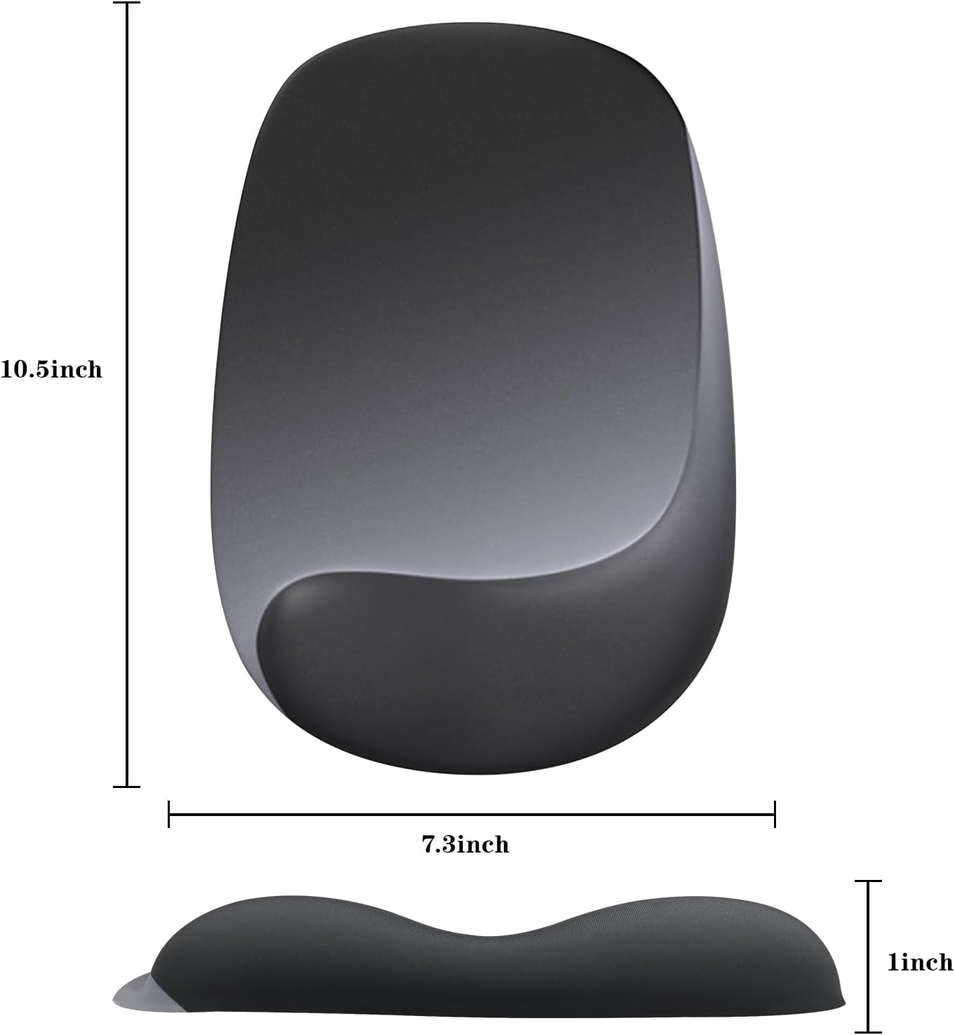 Wrist Rest for Keyboard and Mouse, Ergonomic Gel Computer Keyboard Wrist Rest with Memory Foam, Keyboard Wrist Support Pad for Long Hours of Work, Gaming, Studying-Relieve Wrist Pain