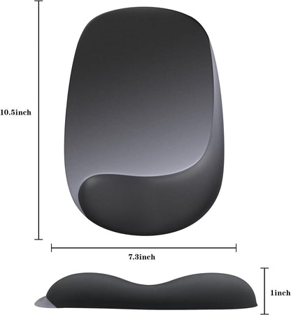 Wrist Rest for Keyboard and Mouse, Ergonomic Gel Computer Keyboard Wrist Rest with Memory Foam, Keyboard Wrist Support Pad for Long Hours of Work, Gaming, Studying-Relieve Wrist Pain