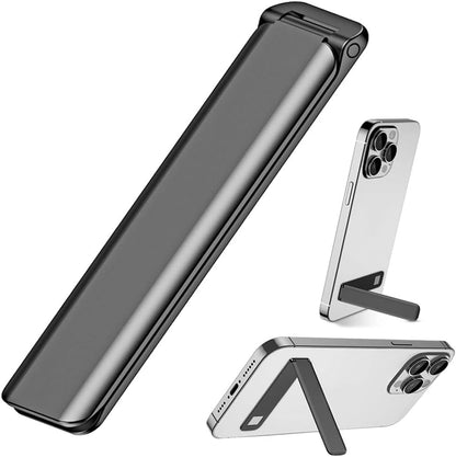 Kinizuxi Cell Phone Kickstand,Vertical and Horizontal Aluminum Phone Stand for Desk, Adjustable Phone Holder Stand for Desk Compatible with iPhone 14/13/12 Samsung Huawei All Smartphones-Silver