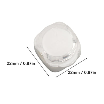 6 Pcs Magnetic Cable Organizer, Desk Cable Keeper Cord Clip Holder with Traceless Tape Magnetic Clip Design 7.5mm Cable Slot (White)