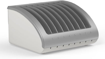 POCHAR 8-Device Universal Charging Station for Laptops & Chromebooks – Classroom Organization for iPads, Tablets & More, Ideal for Schools & Offices