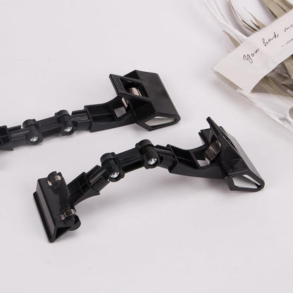 ZORZA 4Pcs Flexible Paper Stand for Desk Rotatable Foldable Document Holder Double Head Paper Holder for Typing Computer Monitor Canvas Clamp