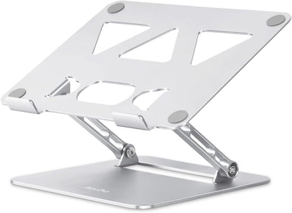 Aoviho Adjustable Laptop Stand for Desk,Portable Laptop Stand Holder and Riser,Foldable Aluminum Notebook Computer Stands for MacBook Air Pro HP Lenovo Dell Samsung Chromebook, 10-15.6 inch, Purple