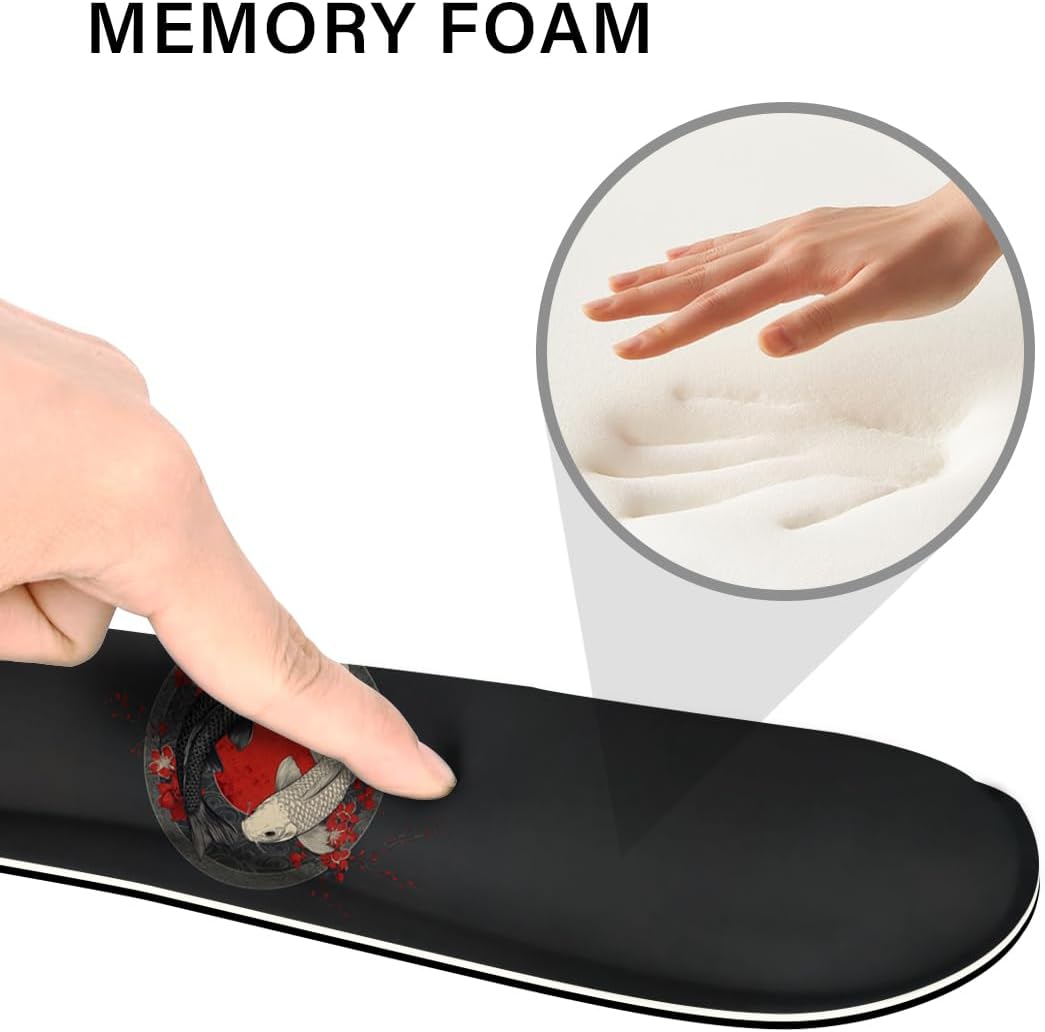 Desk Pad and Keyboard Wrist Rest, Large Mouse Pad + Keyboard Pad+Mouse Wrist Support, Non-Slip Desk Mat Protector for Office, Home 31.5×11.8 Inches Anime Dragon