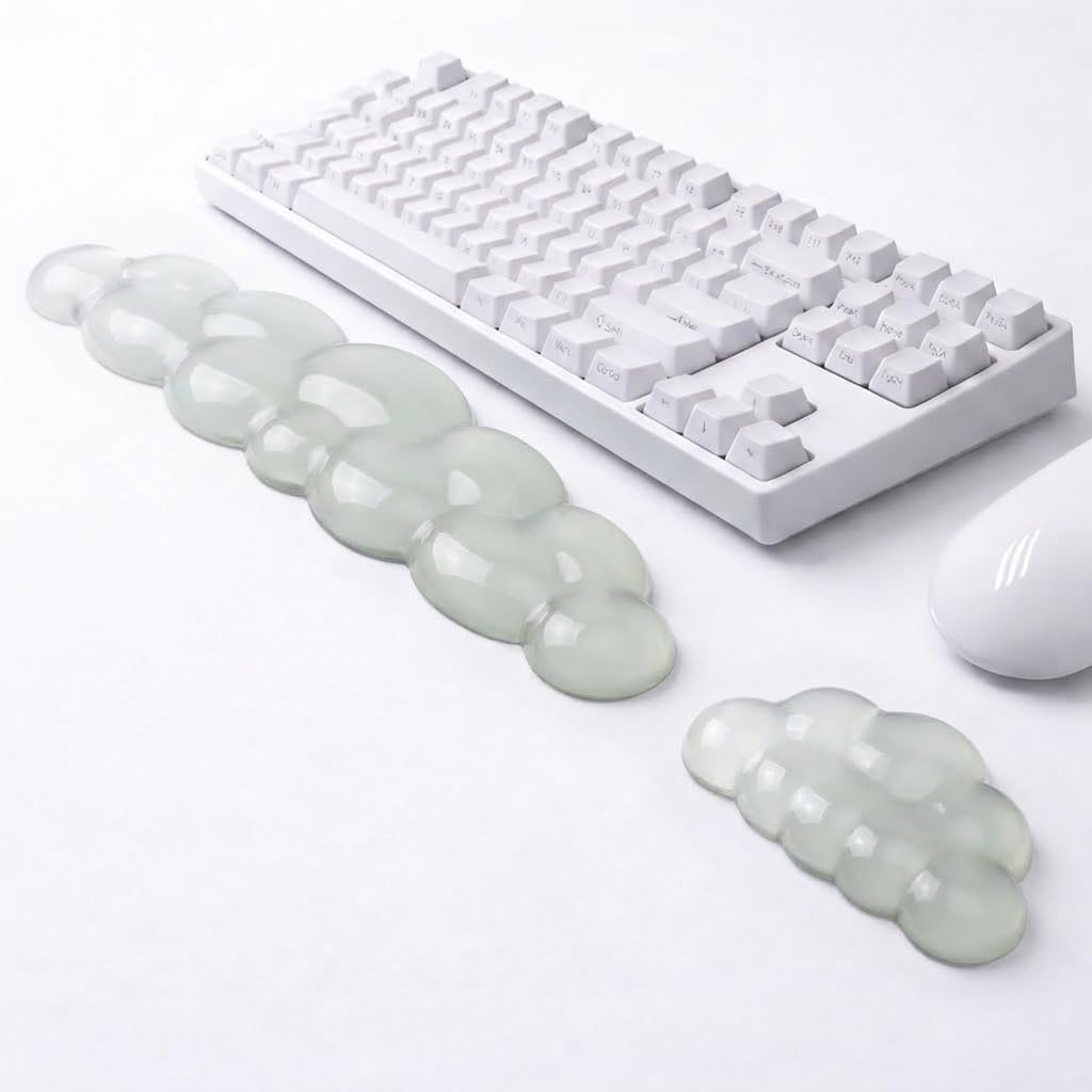 Ultimate Cute Ergonomic Wrist Rest – Instant Relief, Cloud-Like Comfort, Premium Silicone & TPU, Ultra-Soft, Durable, Gift-Boxed for Office, Study, Gaming & More