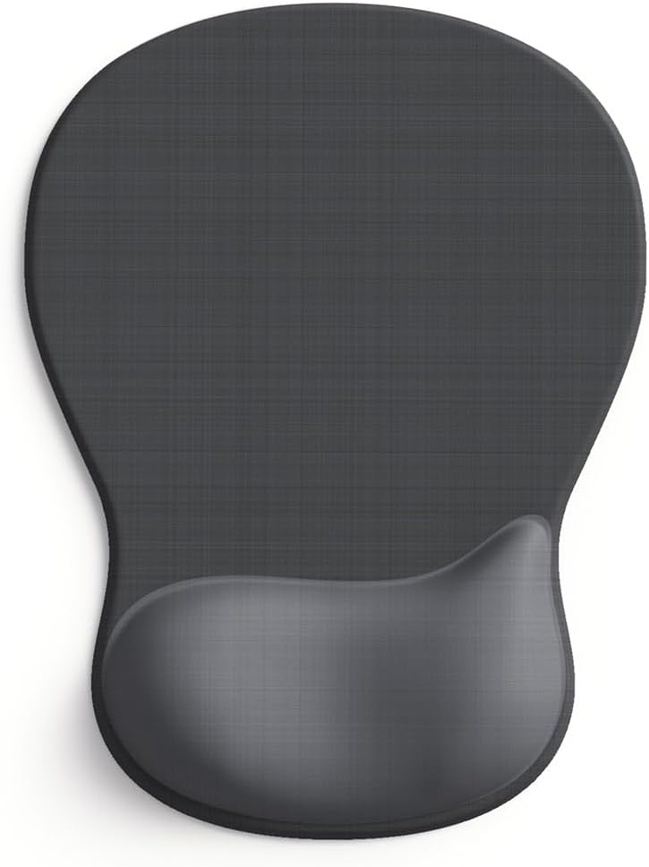 ErgoComfort Gel Wrist Rest Mouse Pad-Ergonomic Office Mousepad with Wrist Support-Non-Slip, Design Desk Accessories Mat for Home&Game Decor (09MochaSand Set)