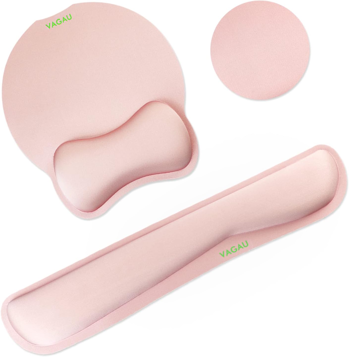 Comfy Mee Premium Memory Foam Keyboard and Mouse Wrist Rest Pads Set- for Comfortable Typing &Wrist Pain Relief (Pack of 2)