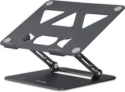 Aoviho Adjustable Laptop Stand for Desk,Portable Laptop Stand Holder and Riser,Foldable Aluminum Notebook Computer Stands for MacBook Air Pro HP Lenovo Dell Samsung Chromebook, 10-15.6 inch, Purple
