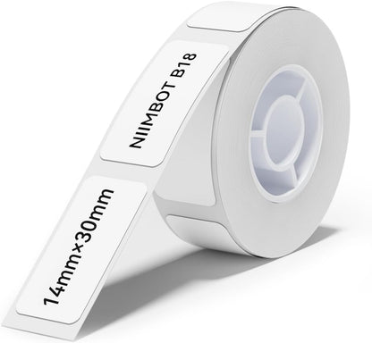 NIIMBOT Thermal Transfer Cable Labels 0.49" x 4.29", Only for N1(B18) Label Maker, PET Material, Waterproof and High-Temperature Resistance, Long Storage Time, 1 Roll of 60, Yellow