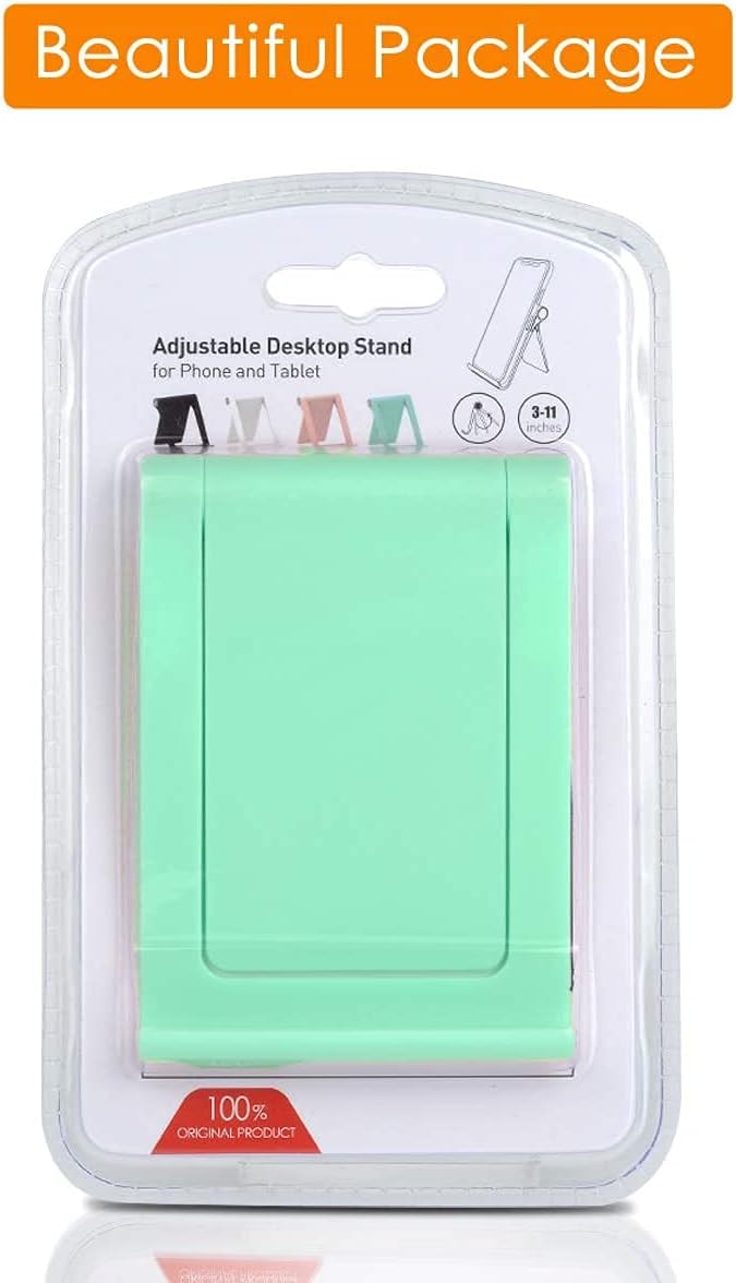 Cell Phone Stand Holder Multi-Angle Adjustable Phone Desk Stand Tablet Holder for iPhone 17 16 15 14 13 12 11 Pro Max XS XR 8 Plus 6 7 Galaxy S22 S21 S20 S10 S9 Edge Android Smartphone