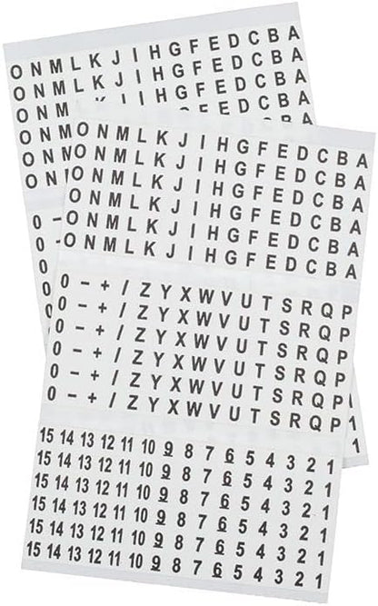 Klein Tools 56250 Wire Marker Book for Cable Management, Electric Panel Organization Wire Label Stickers, Numbered 1-48