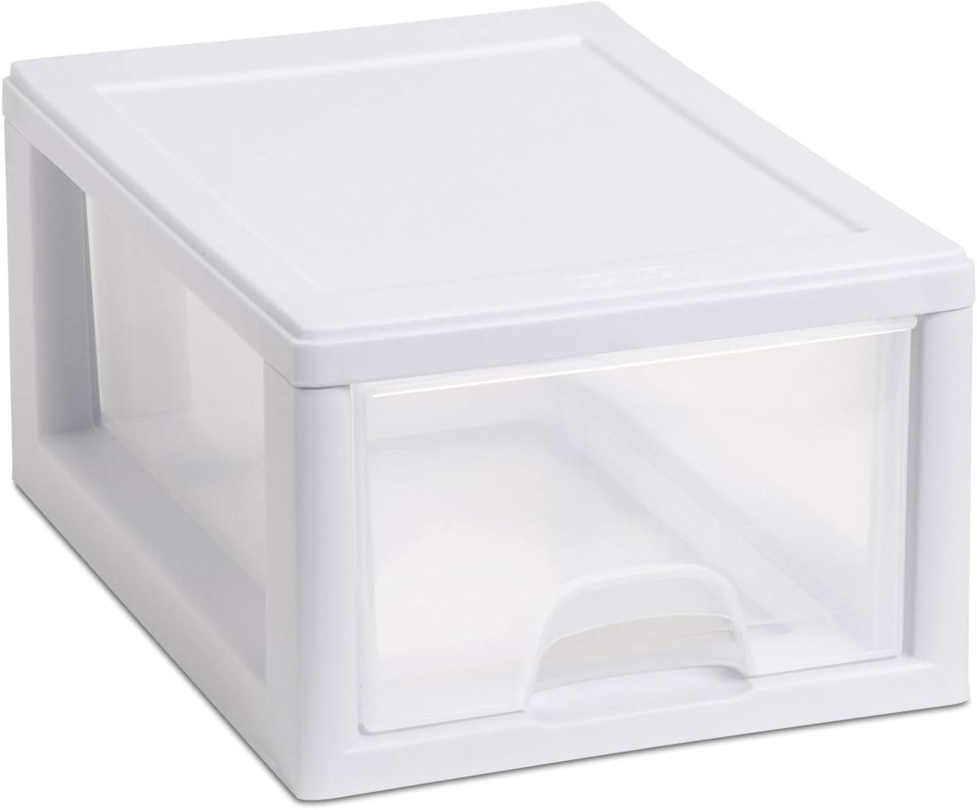 Sterilite 20518006PK2 Sackable Plastic Storage Drawer, Pack of 2, White