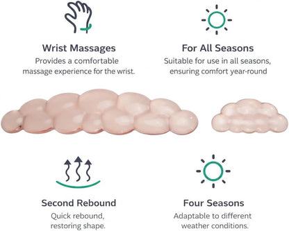 Ultimate Cute Ergonomic Wrist Rest – Instant Relief, Cloud-Like Comfort, Premium Silicone & TPU, Ultra-Soft, Durable, Gift-Boxed for Office, Study, Gaming & More