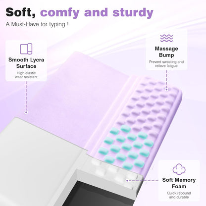 Ospelelf Keyboard Wrist Rest, Comfortable Ergonomic Keyboard Stand Riser Holder for Office Home