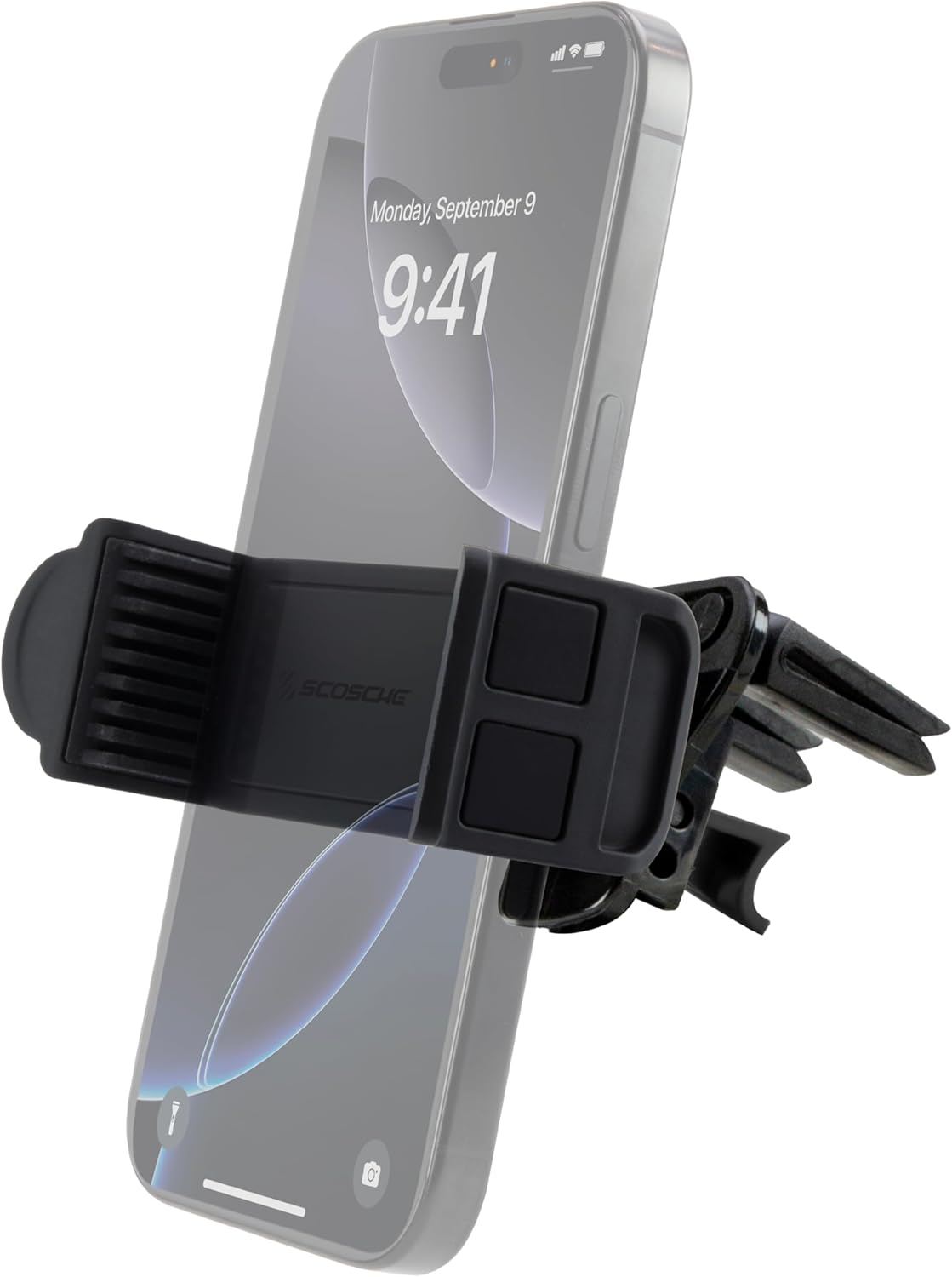 Scosche SUFMPS-SP Universal Cell Phone Stand and Holder with Non-Slip Cradle, Foldable, Adjustable Non-Magnetic Mount for Home Office Desk or Travel Compatible with iPhone, Tablet and All Devices