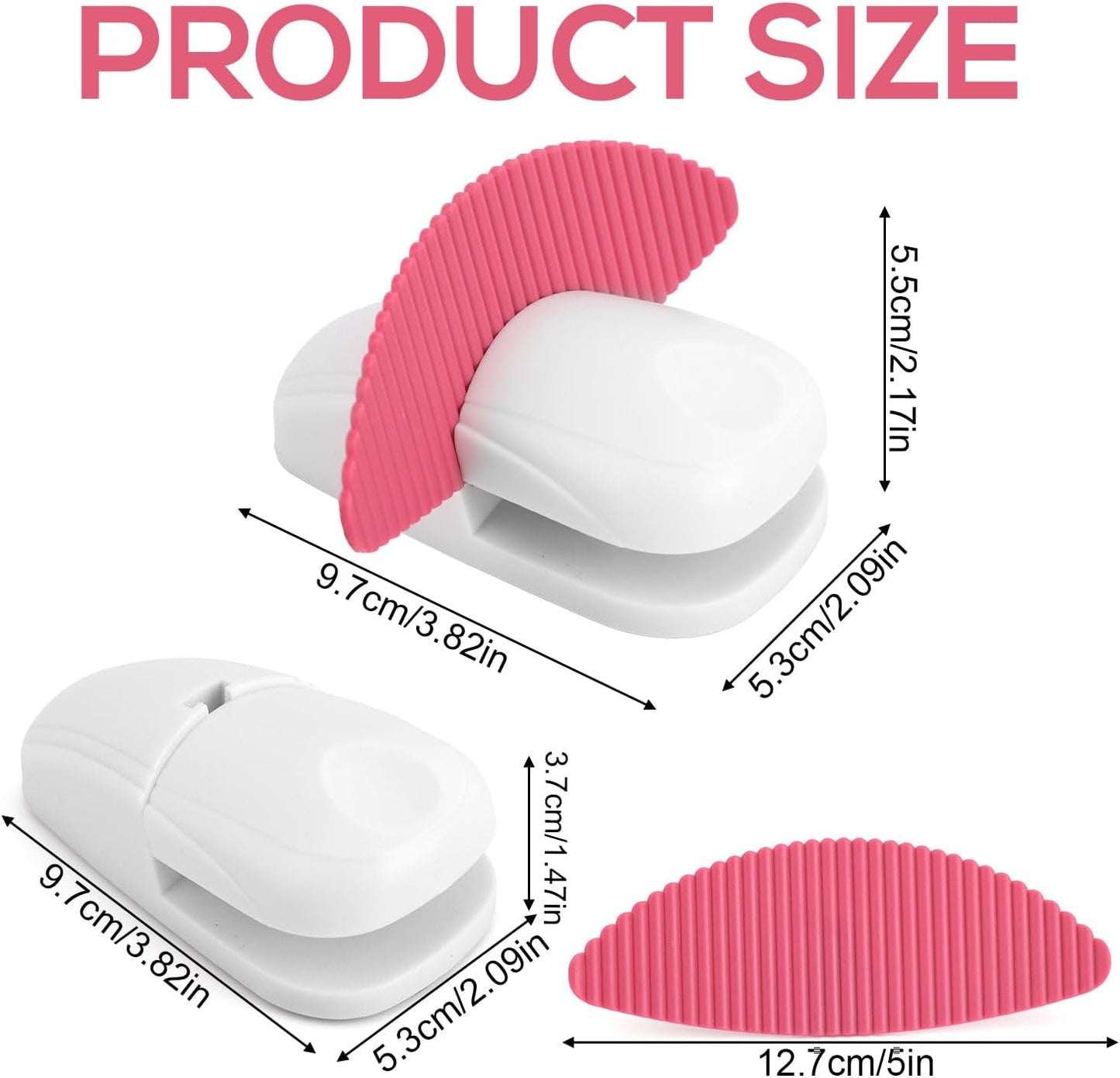 3pcs Paper Holder Stands for Typing, Portable Document Holder with Non-Slip Base Desktop Clamp for A4 Paper Office Reading (White, Blue, Red)