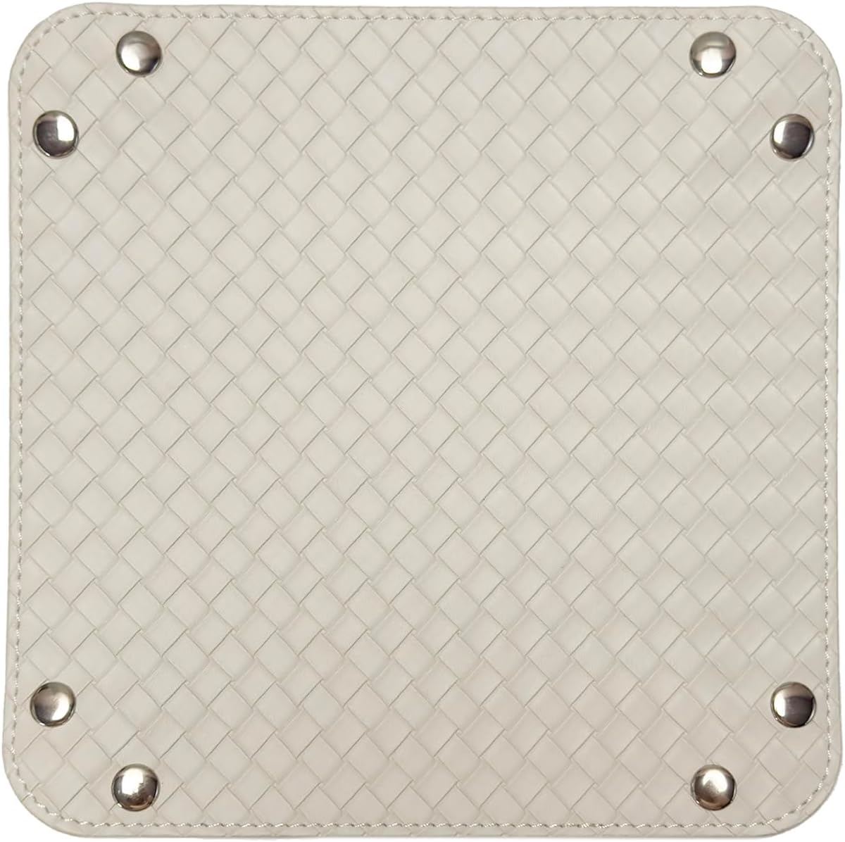 UnionBasic Medium Valet Tray, Jewelry Tray for Rings Watches Earrings, Entryway Catchall Caddy for Coins Keys Change, Nightstand Bedside Valet Holder, Trays for Electronic Gadgets, Candy Pink Plus - Colors B
