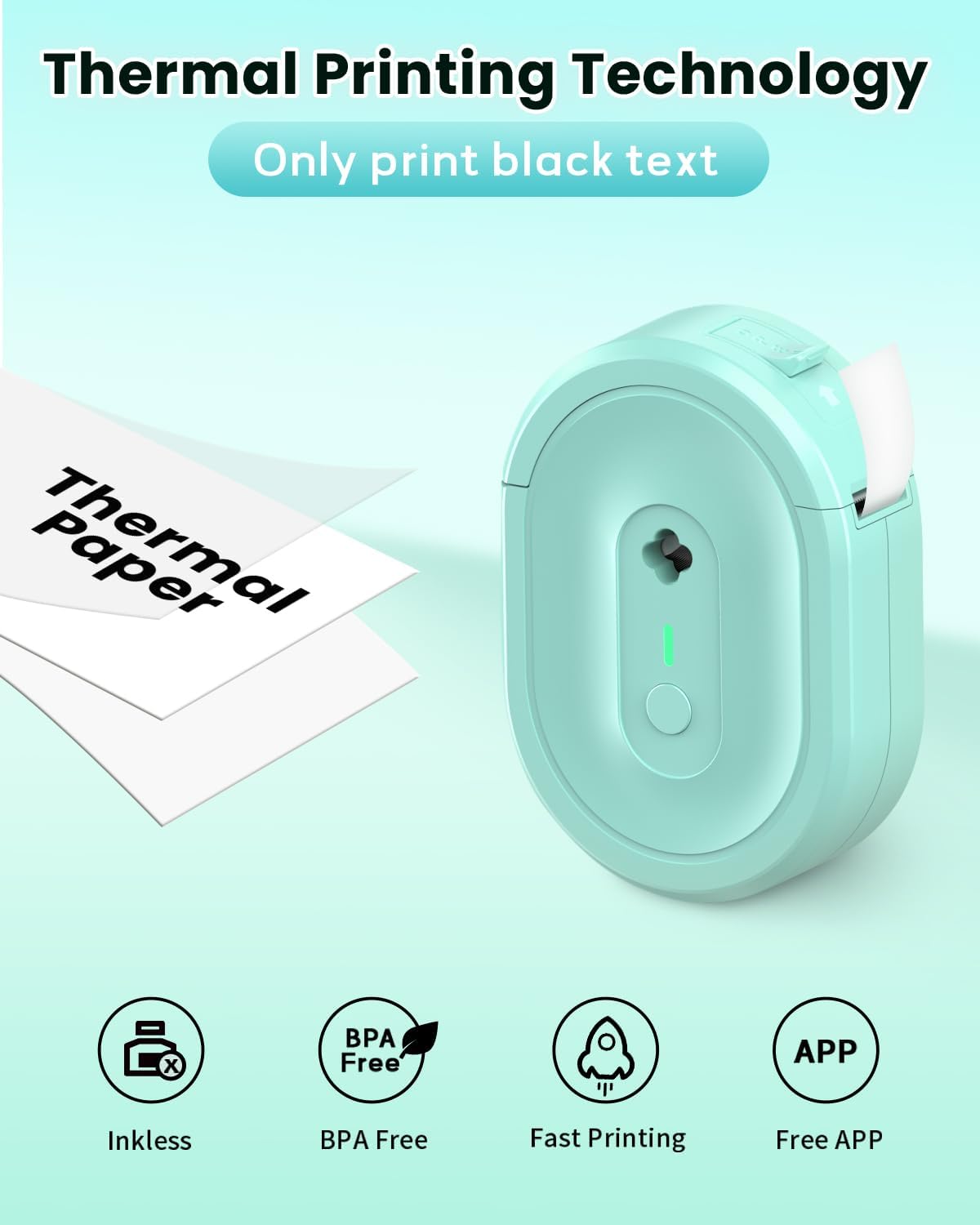 N12 Label Maker Machine with Tape, Portable Thermal Label Printer, Mini Labeler Wireless Bluetooth Label Makers for Home Office Kids Items