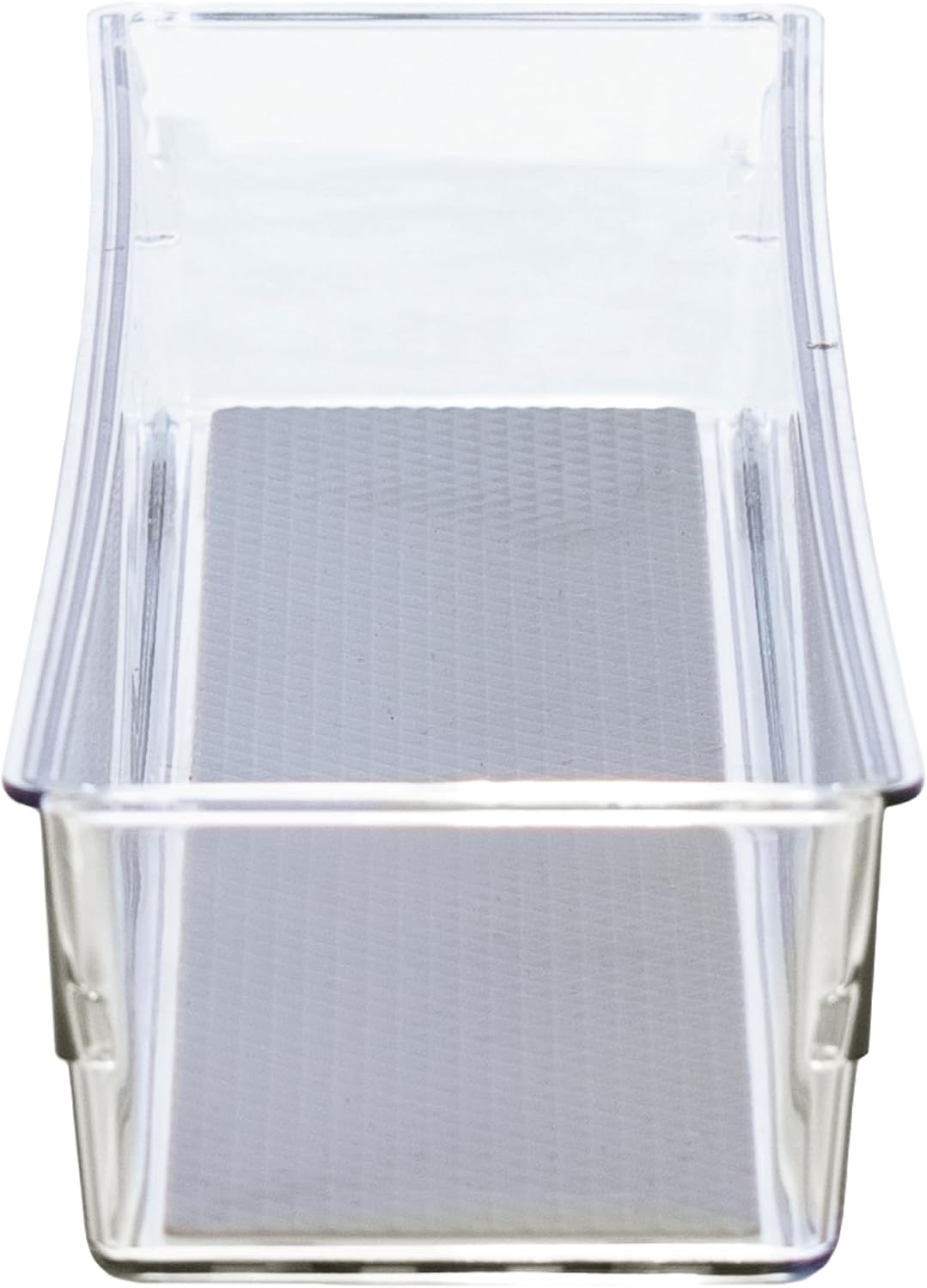 Glad Drawer Organizer Bin, 15x9 - Divided Clear Plastic Storage Tray for Junk Drawers, Kitchen Utensils, Bathroom Vanity, and Organizing Pantry - BPA Free, Food Safe, Non Slip