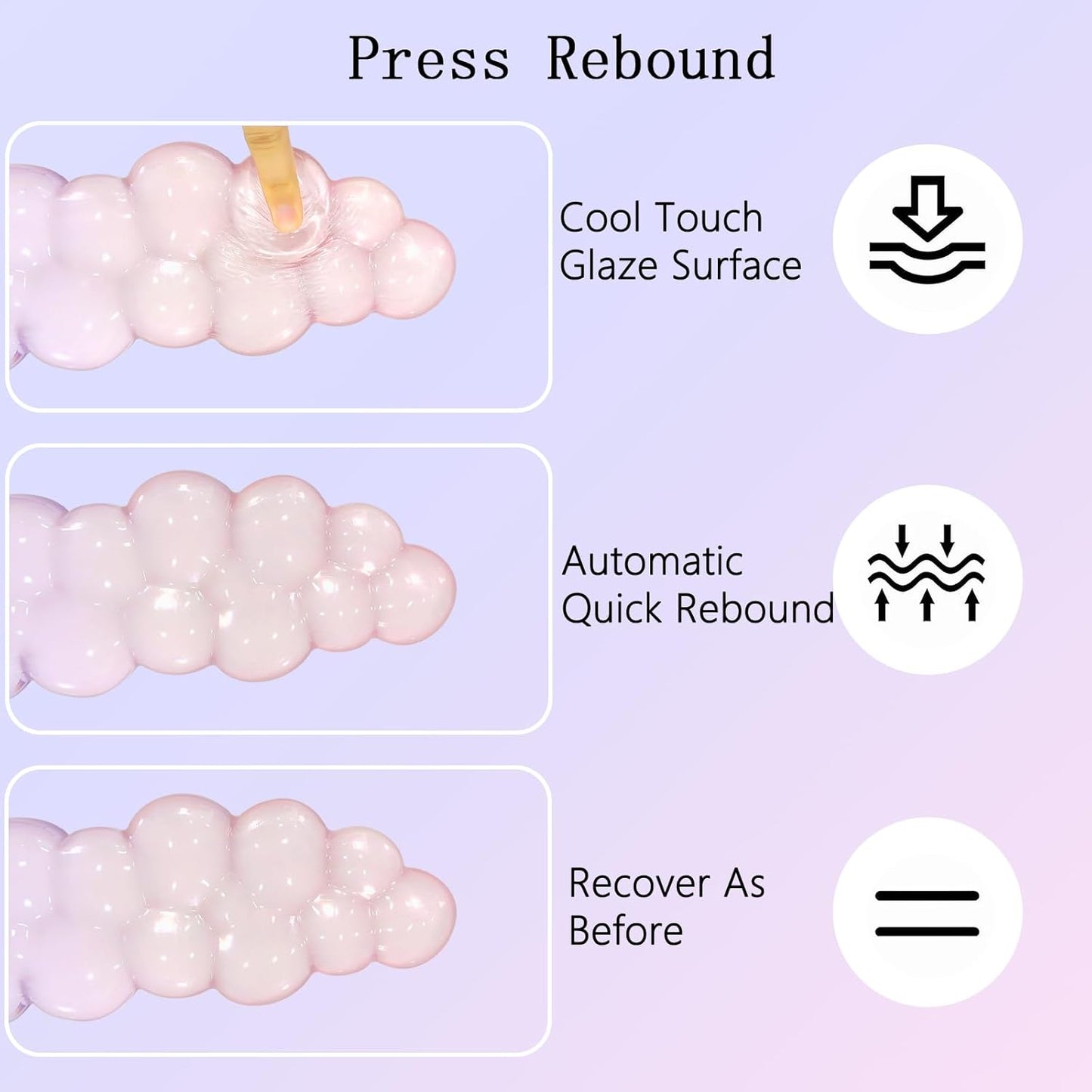 Cloud Wrist Rest Keyboard Pink Mouse Pad Set with Wrist Rest Ergonomic Wrist Pad Memory Foam Non-Slip Base Cute Gradient Wrist Support for Computer Laptop Gaming Home Office Relief Typing Pain
