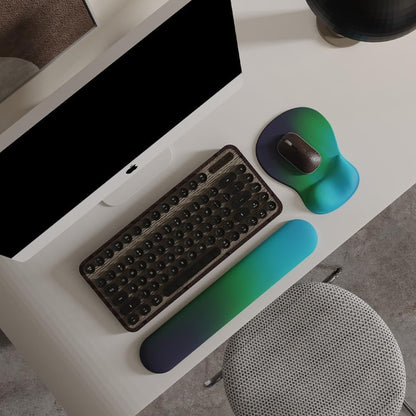 ErgoComfort Gel Wrist Rest Mouse Pad-Ergonomic Office Mousepad with Wrist Support-Non-Slip, Design Desk Accessories Mat for Home&Game Decor (09MochaSand Set)