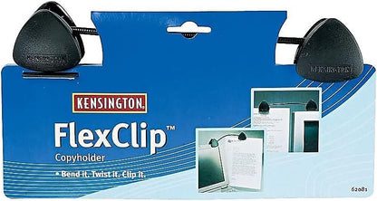 Kensington Flex Clip Copyholder 9-3/4"x1-1/2"x1-3/4" Black