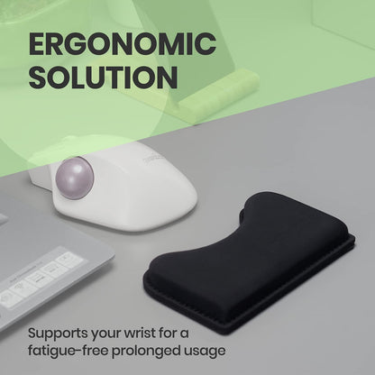 Perixx PERIPRO-512 Ergonomic Keyboard Wrist Rest - Gel Cushion Support - Compatible with Various Ergo Keyboard - Dimension 17.32x3.94x1.30 inches - Black