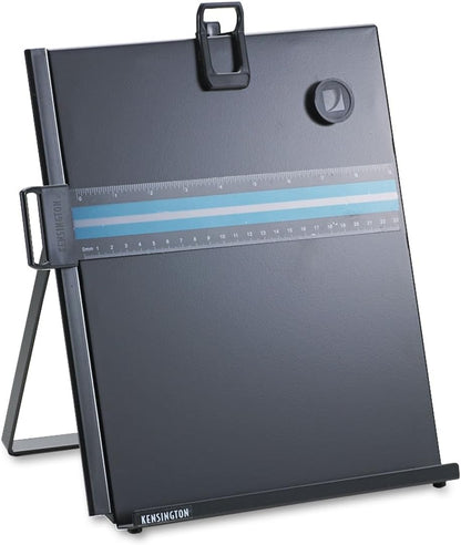 Kensington 62046 Metal Copyholder, 9-1/2-Inch x1-1/2x12-1/2-Inch, Black