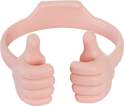 Honsky Thumbs-up Cell Phone Stand Holder,Tablet Stand Cradle for Desk Desktop Smartphone Cellphone Mobile Phone,Tablets - Universal, Adjustable Flexible,Blue
