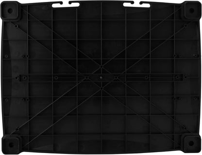 Kantek Single-Level Monitor Stand, 17" X 13.25" X 3" To 6.5", Black, Supports 50 Lbs