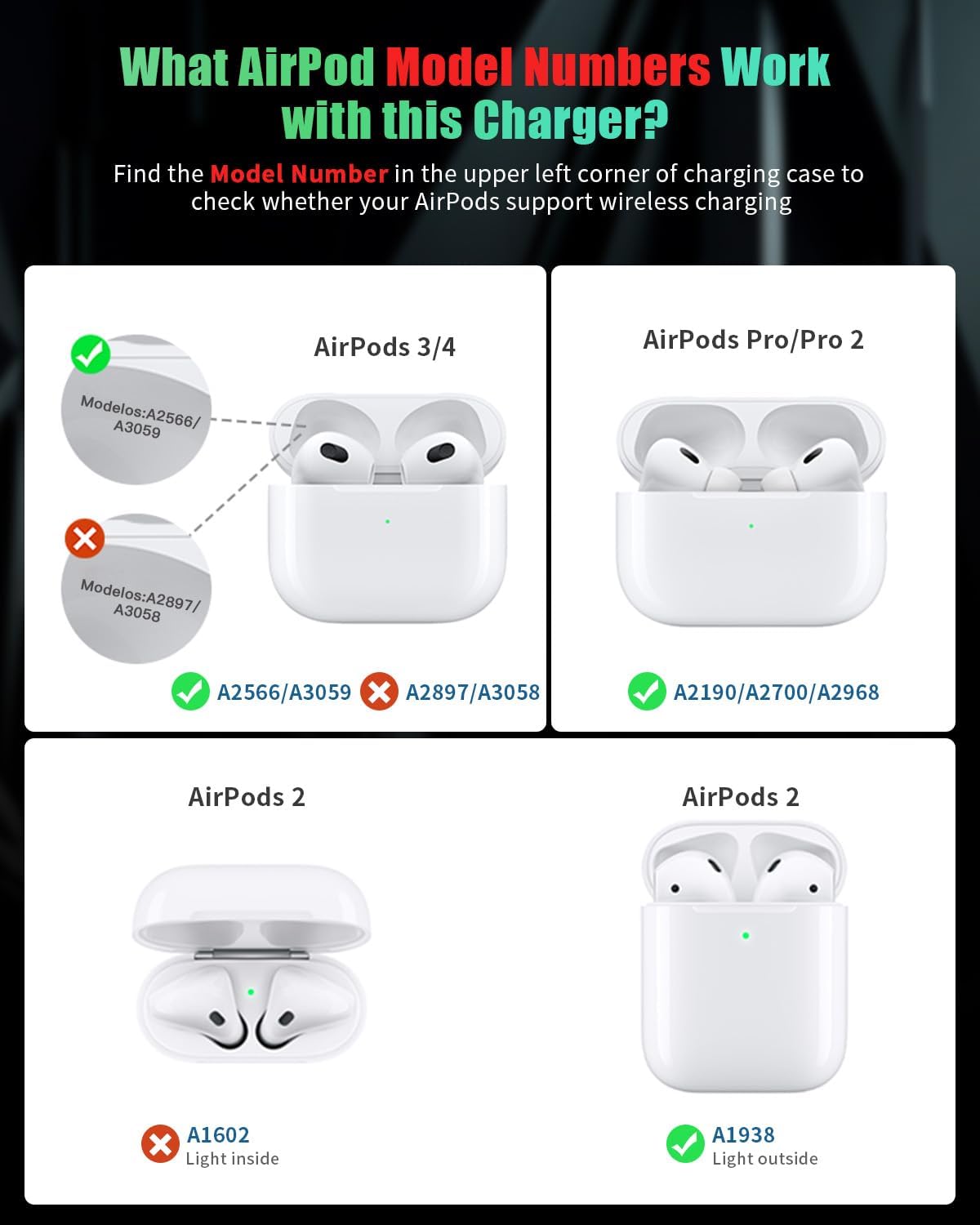 JARGOU 3 in 1 Charging Station for Apple Wireless Charger for iPhone 17 16e 16 15 14 13 12 11 X 8 & for iWatch Charger Wireless Charging Station for Multiple Devices for AirPods 2/3/4/Pro/Pro 2/Pro 3