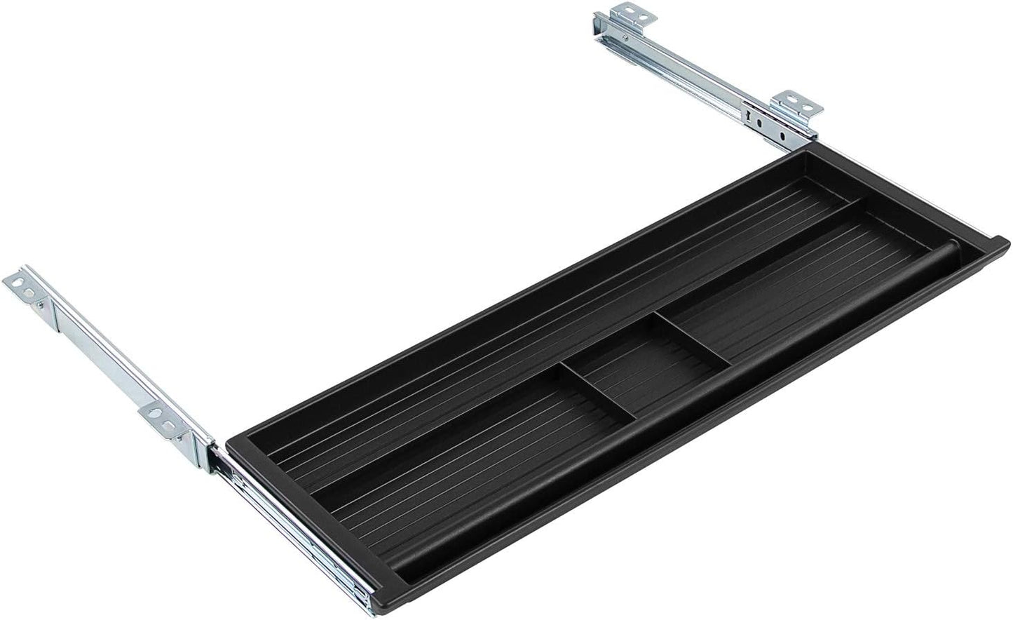 Mount-It! Large Under Desk Pencil Drawer | 21.25” W, Ball Bearing Slide-Out Organizer for Office Supplies, Paper & Pencils | Fits Desks Over 1” Thick, Adjustable Extension 16.25”–28”