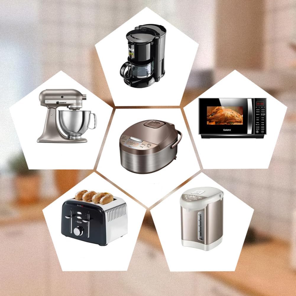 5PCS Cord Organizer Clips - Efficient Kitchen Appliance Wire Management, Secure Cable Wrapping for Air Fryers & Coffee Makers, Appliance Cord Organizer