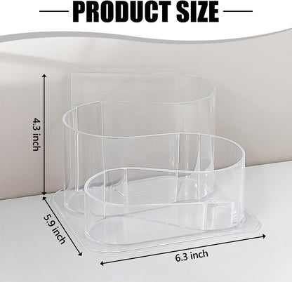 Pencil Holder, Aesthetic Desk Pen & Makeup Brush Organizer, Decorative Desk Organizer Storage for Home, School, Office