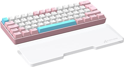 Acrylic Gaming Keyboard Wrist Rest Pad,Clear Wrist Rest for Computer Keyboard,Office,PC Gaming,Laptop,Mac,Comfortable,Lightweight,Ergonomic for Easy Typing Pain Relief-Length 12.2 inch