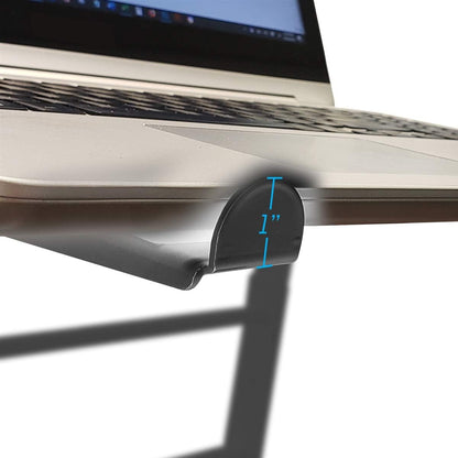 AXA AXCESSABLES DJ Laptop Stand with Travel Bag | Portable Foldable Aluminum Laptop Stand for Laptops up to 15 inches and 20lbs | No Assembly Required, Includes Carrying Bag