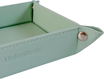 UnionBasic Medium Valet Tray, Jewelry Tray for Rings Watches Earrings, Entryway Catchall Caddy for Coins Keys Change, Nightstand Bedside Valet Holder, Trays for Electronic Gadgets, Candy Pink Plus - Colors A