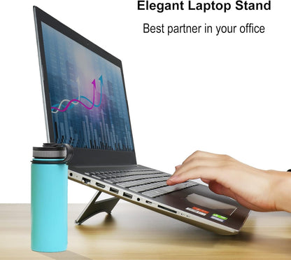 Laptop Stand, Adjustable Angle Aluminum Stand for laptops 10"-15.6"
