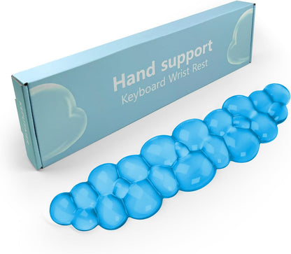 Gel Cloud Keyboard and Mouse Wrist Rest, Cute Wrist Support and Arm Support Keyboard Rest for Keyboard and Mouse Typing Pain Relief，Suitable for Office/Computer/Laptop/Gaming (Pink)