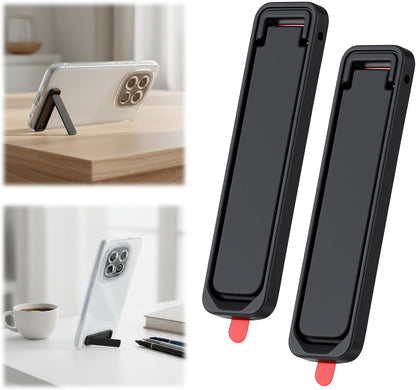 4 Pcs Cell Phone Kickstand, Adjustable Vertical and Horizontal Placement Phone Stand, Protable Ultra-Thin Sticky Stand Phone Holder Compatible with Most Cellphone
