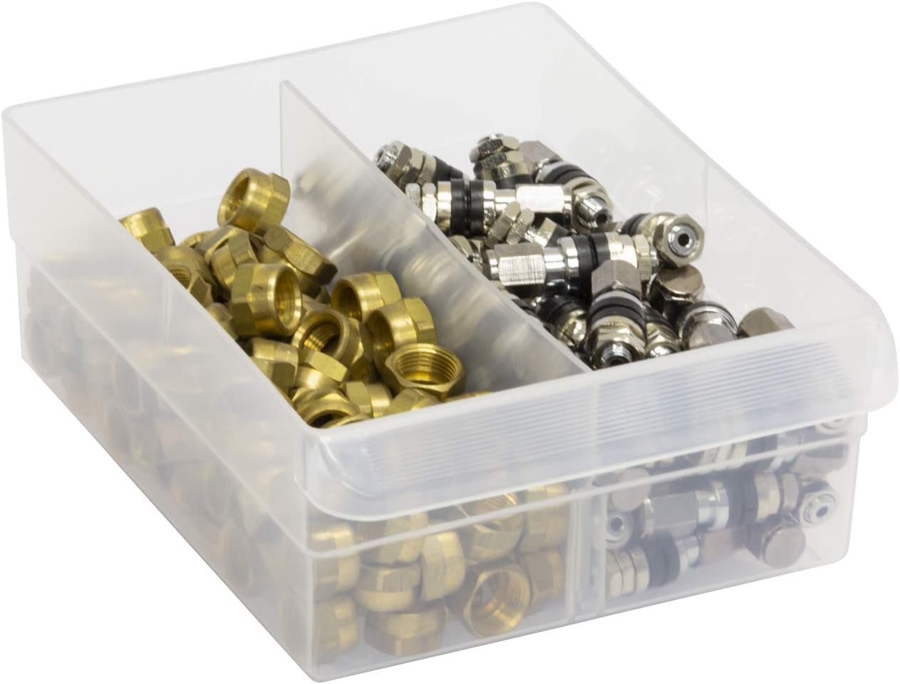 Akro-Mils 40717 Length Dividers for Plastic Storage Hardware and Craft Cabinet Large Drawers, (6-Pack), Clear