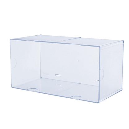 Deflecto Stackable Cube Organizer - X Divider, Clear (350201-AMZ)