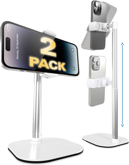 COOPER ChatStand, Adjustable Cell Phone Stand for Desk, Phone Stand for Recording, iPhone Holder for Filming, Small iPhone Tripod, Soporte para Celular, Fits Samsung, Android, (Night Black)