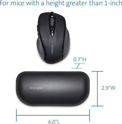 Kensington ErgoSoft Wrist Rest for Slim, Compact Keyboards, Black (K52801WW), 3.9 x 0.4 x 11.1 inches
