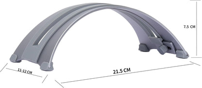 Adjustable Vertical Laptop Stand - 6061 Aluminum, CNC Precision, Anodized Finish, Fits All Laptops Including 17-inch, Ventilated Design, Anti-Slip Silicone Pads, ARC Shaped Stands