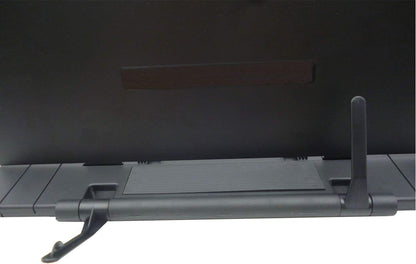 Adjustable Portable Steel Ipad Document Book Stand Frame Reading Desk Holder Office Accessories - Black