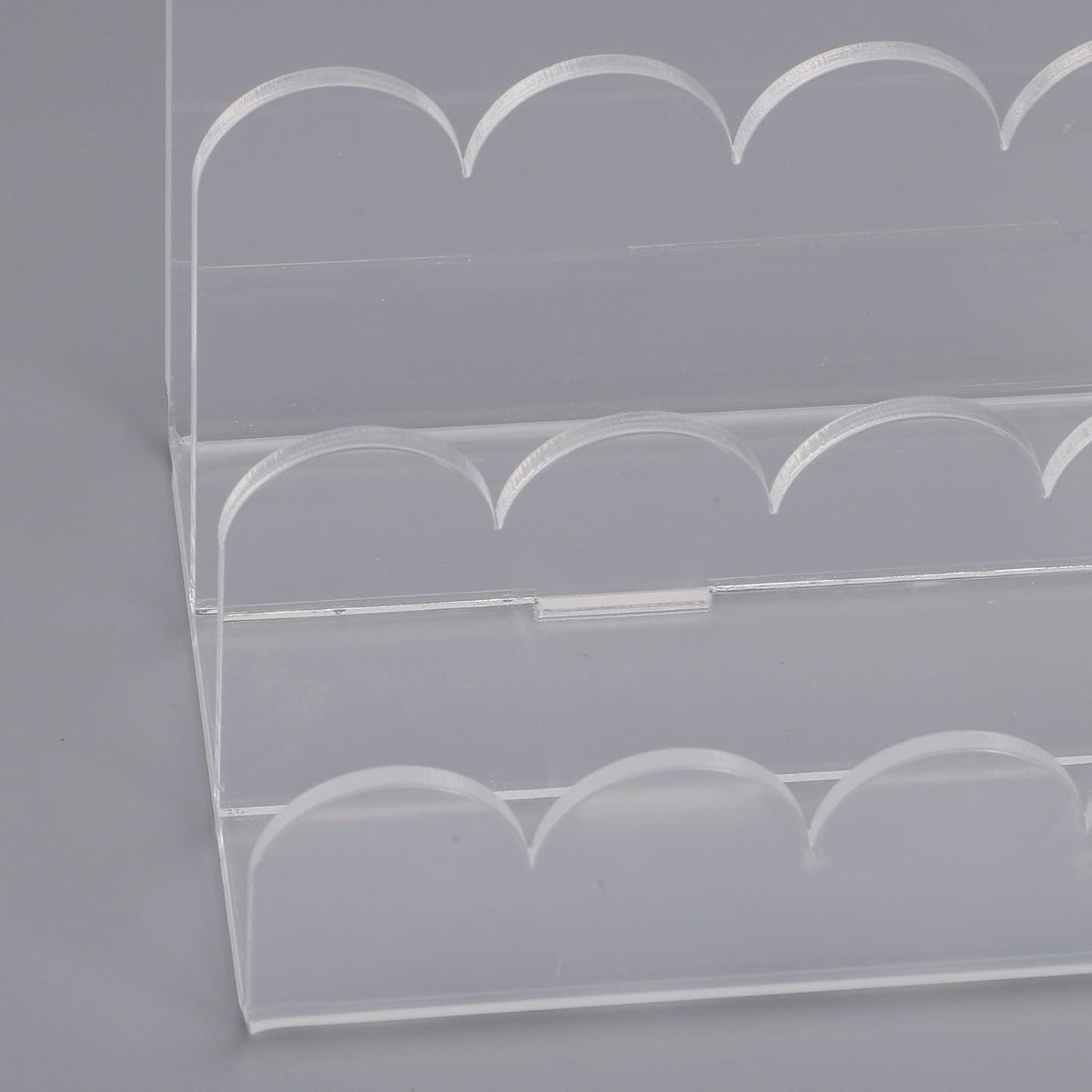Generic Mail Organizer for Desk, 3 Compartment Acrylic Desktop File Sorter, Multifunctional Document Storage Clear Letter Tray Holder for Home Office Bills Envelopes Papers