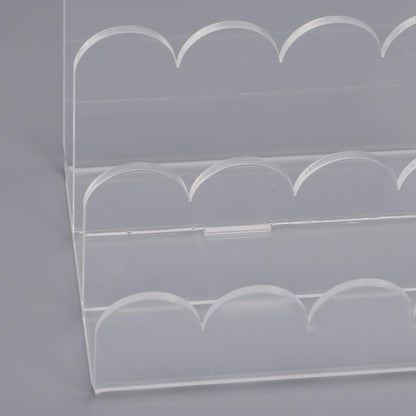 Generic Mail Organizer for Desk, 3 Compartment Acrylic Desktop File Sorter, Multifunctional Document Storage Clear Letter Tray Holder for Home Office Bills Envelopes Papers