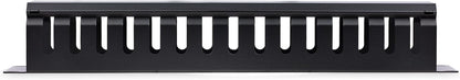 StarTech.com 3ft (1m) Vertical Cable Management Duct with Cover - 0U Open Slot Finger Duct Wire Raceway for 19 Inch Server Rack - Slotted Cord Channel (CMVER20UF)