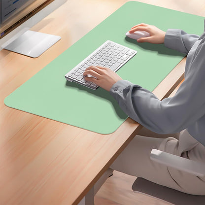 Mouse Pad and Keyboard Wrist Rest, 3-in-1 Large Keyboard and Mouse Pad Set, Ergonomic Wrist Rest for Computer Keyboards, Non-Slip Desk Mat Protector for Women (Purple Pink, 31.5" X 15.7")